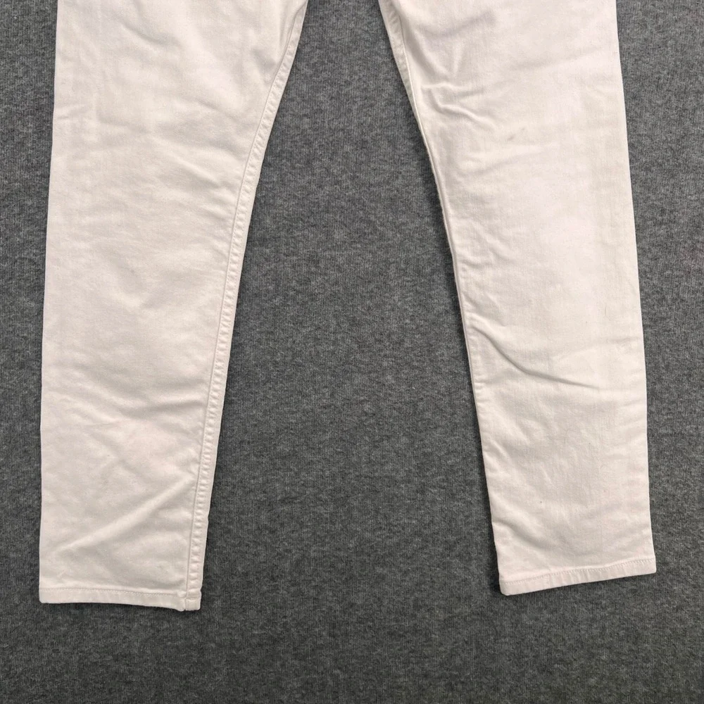 Rag & Bone Fit 2 Slim Leg Jeans Aged White Preppy Size 32x28 Mens Off-White